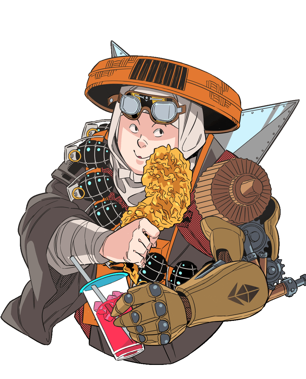 Male assassin character
